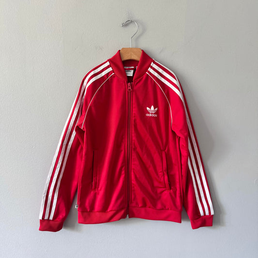 Adidas / Red truck suit jacket / 9-10Y