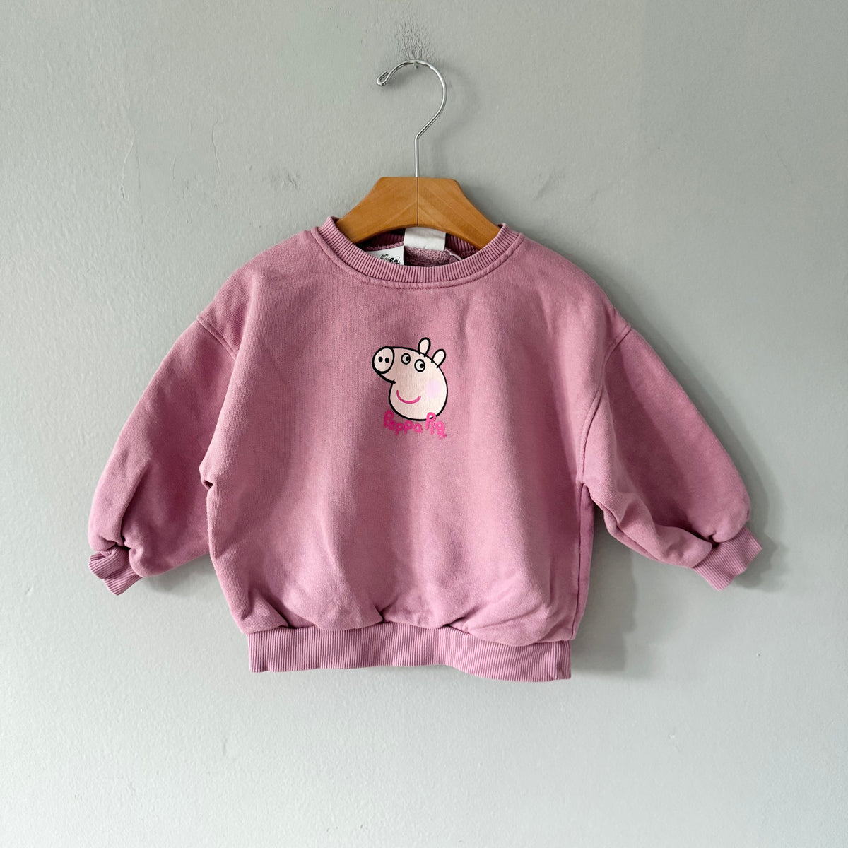 Zara x Peppa pig / Pink sweatshirt / 3Y