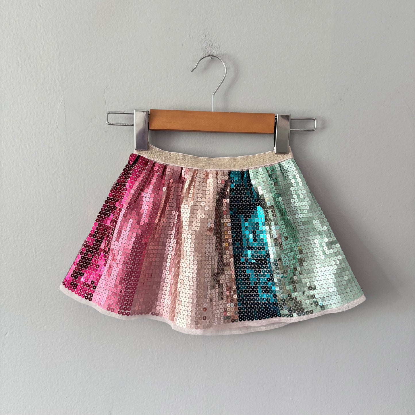 H&M / Sequin skirt / 2-3Y