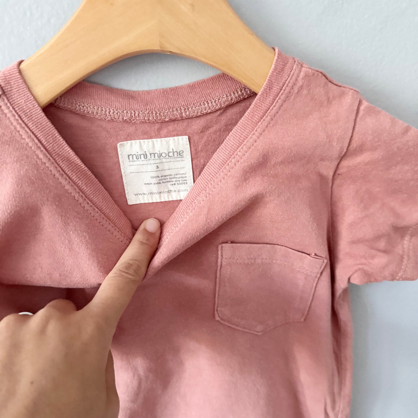 Mini mioche / Smokey orange dress / 3Y