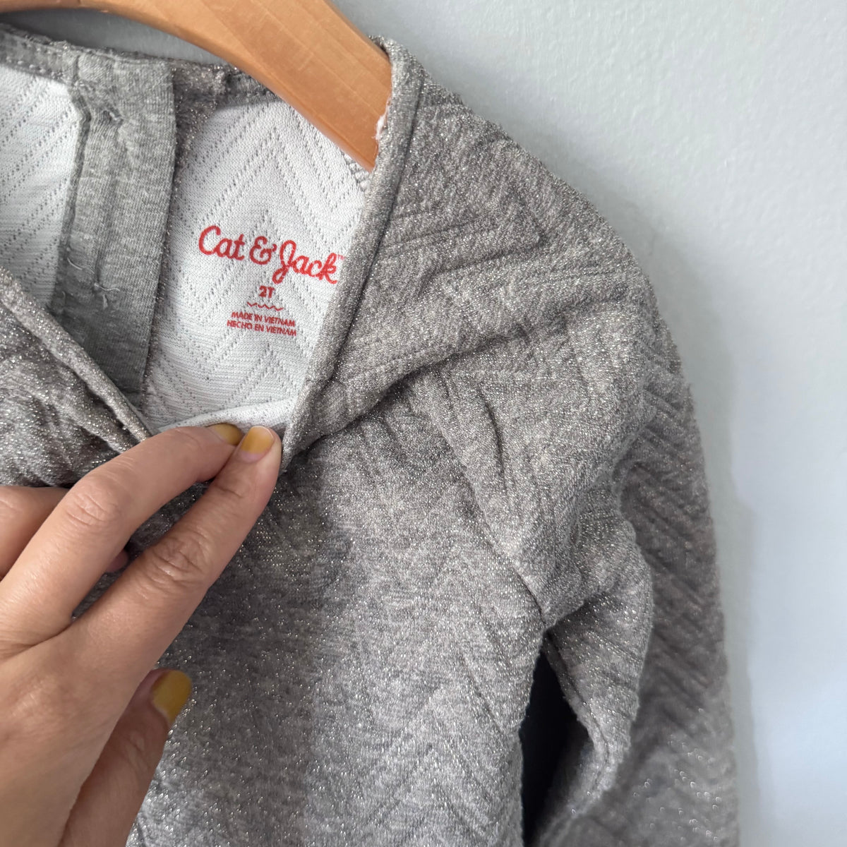 Cat & Jack / Grey glitter dress / 2T