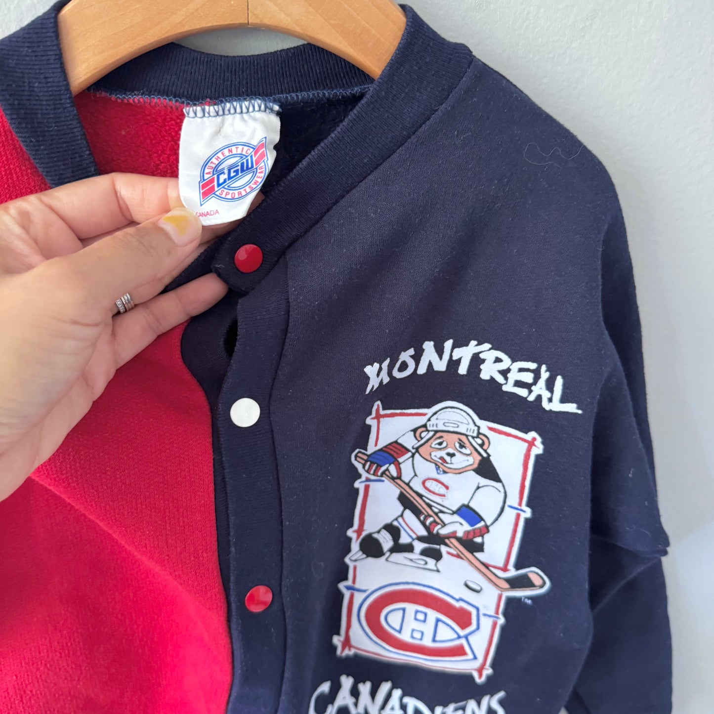 Vintage / NHL Montreal Canadiens crew romper / 24M