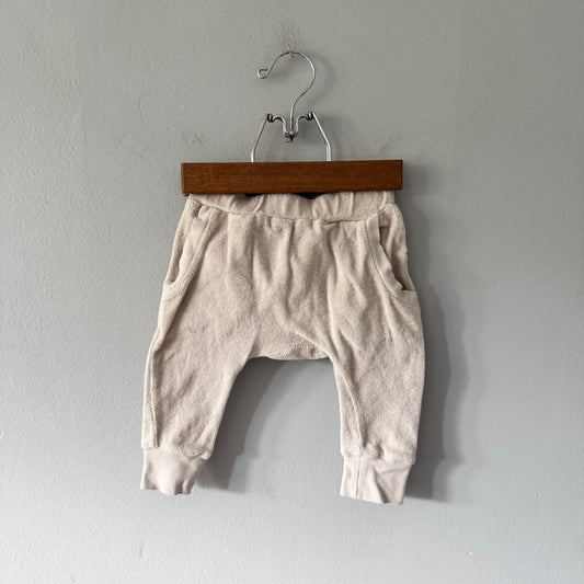Wilson & Frenchy / Beige pile pants / 6-12M