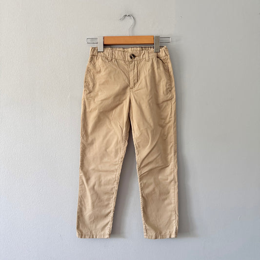 H&M / Thin beige chino pants / 6-7Y