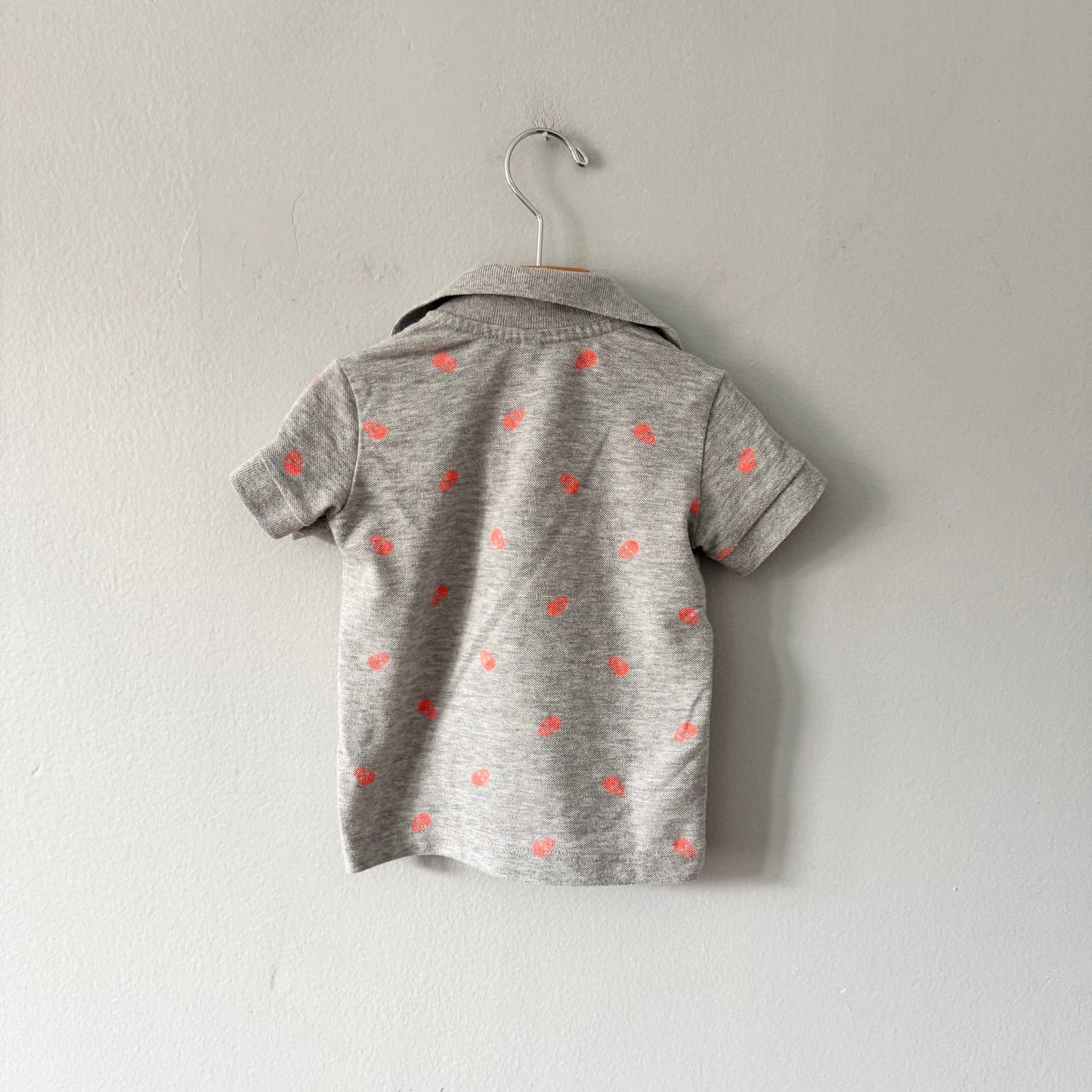 Benetton / Light grey polo shirt / 12-18M