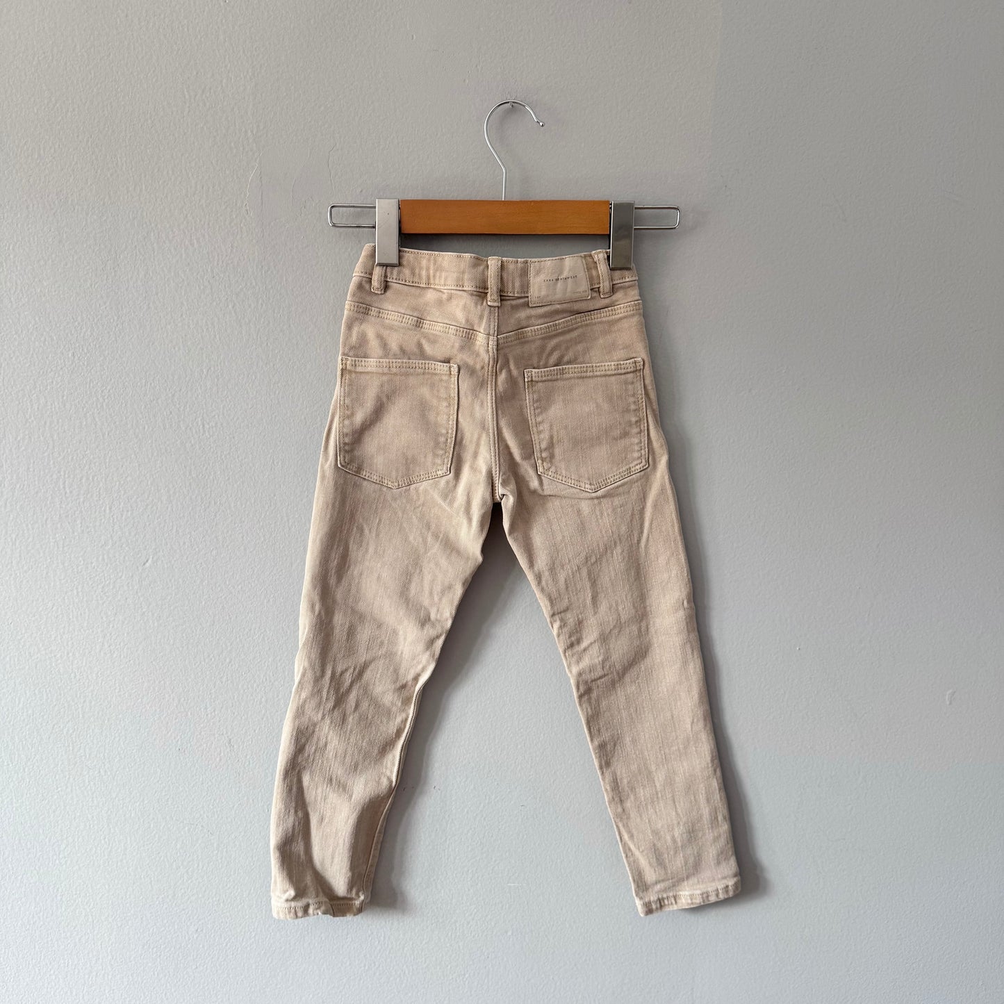 Zara / Beige denim pants / 5-6Y