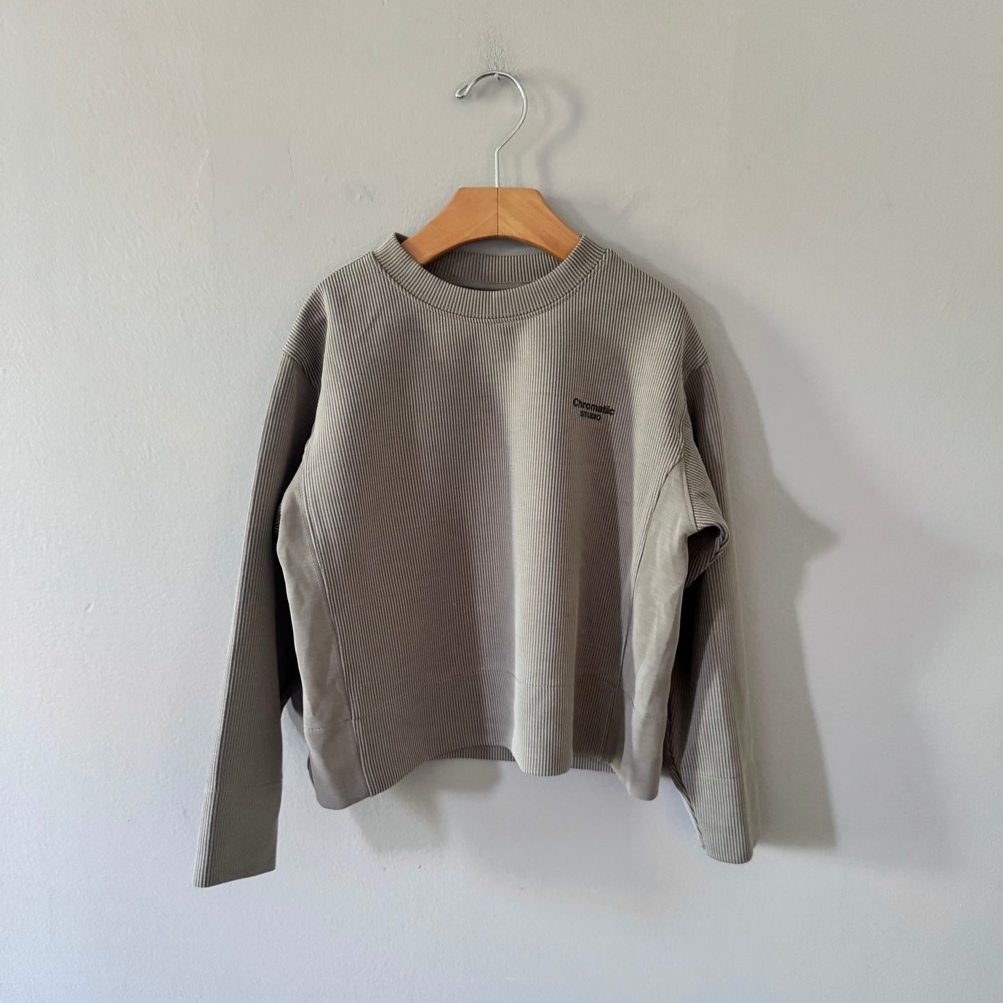 Zara / Grey ribbed active top / 6-7Y