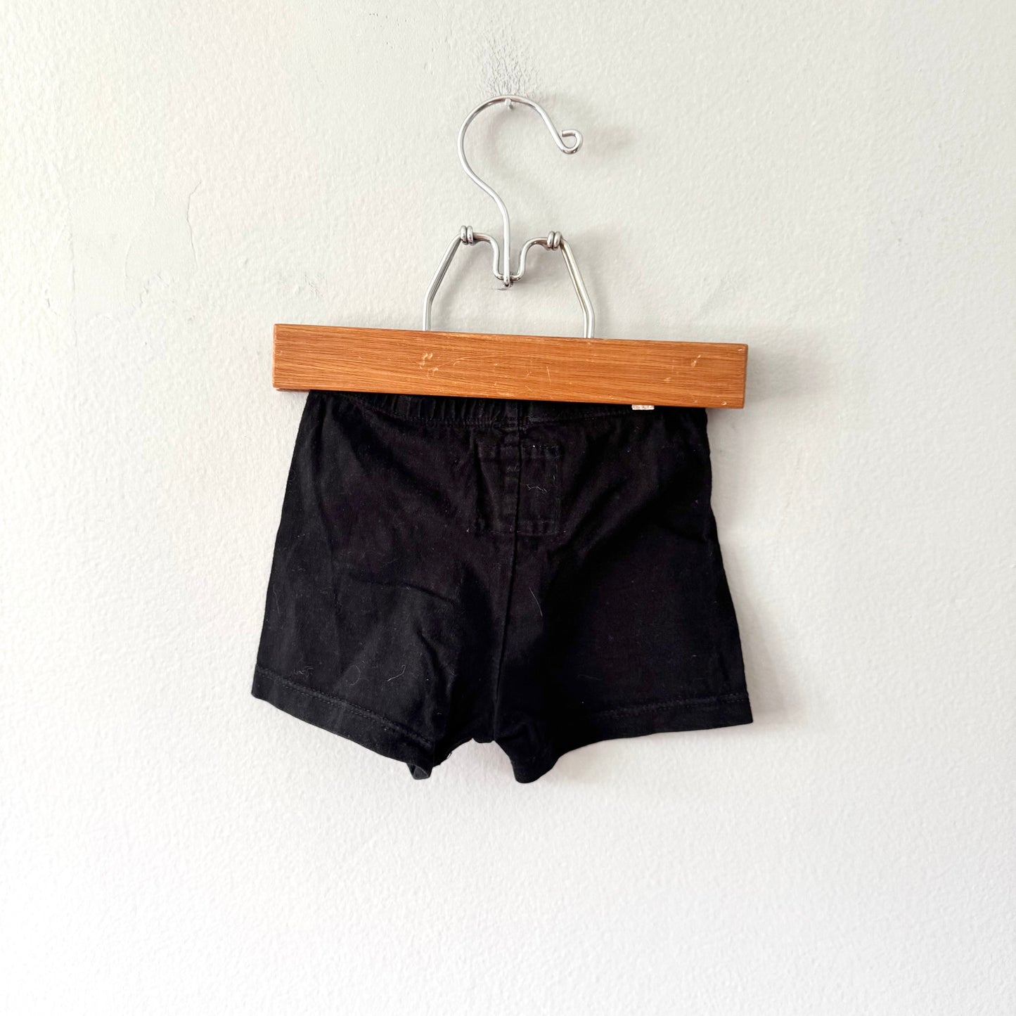Mini Mioche / Black biker shorts / 12-18M