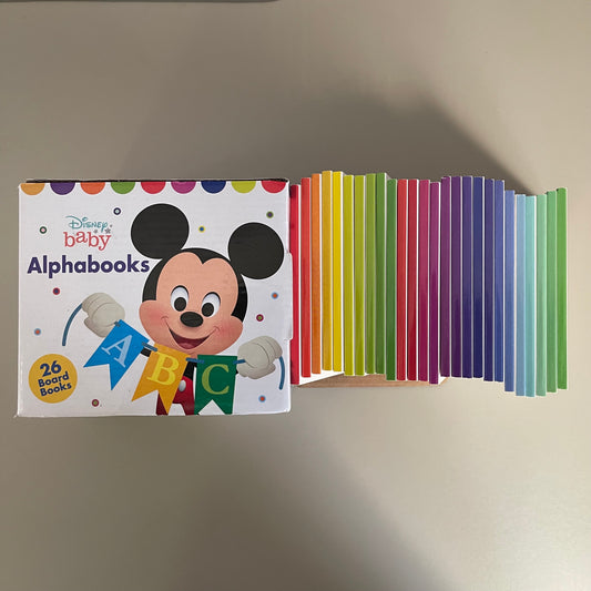 Disney baby Alphabooks (26 mini board books)