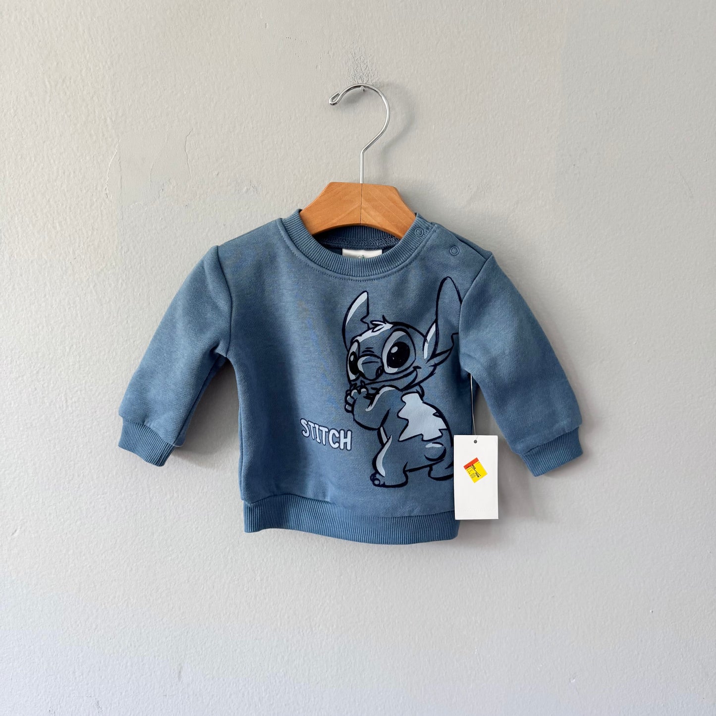 Disney / Stitch sweatshirt / 0-3M - New with tag