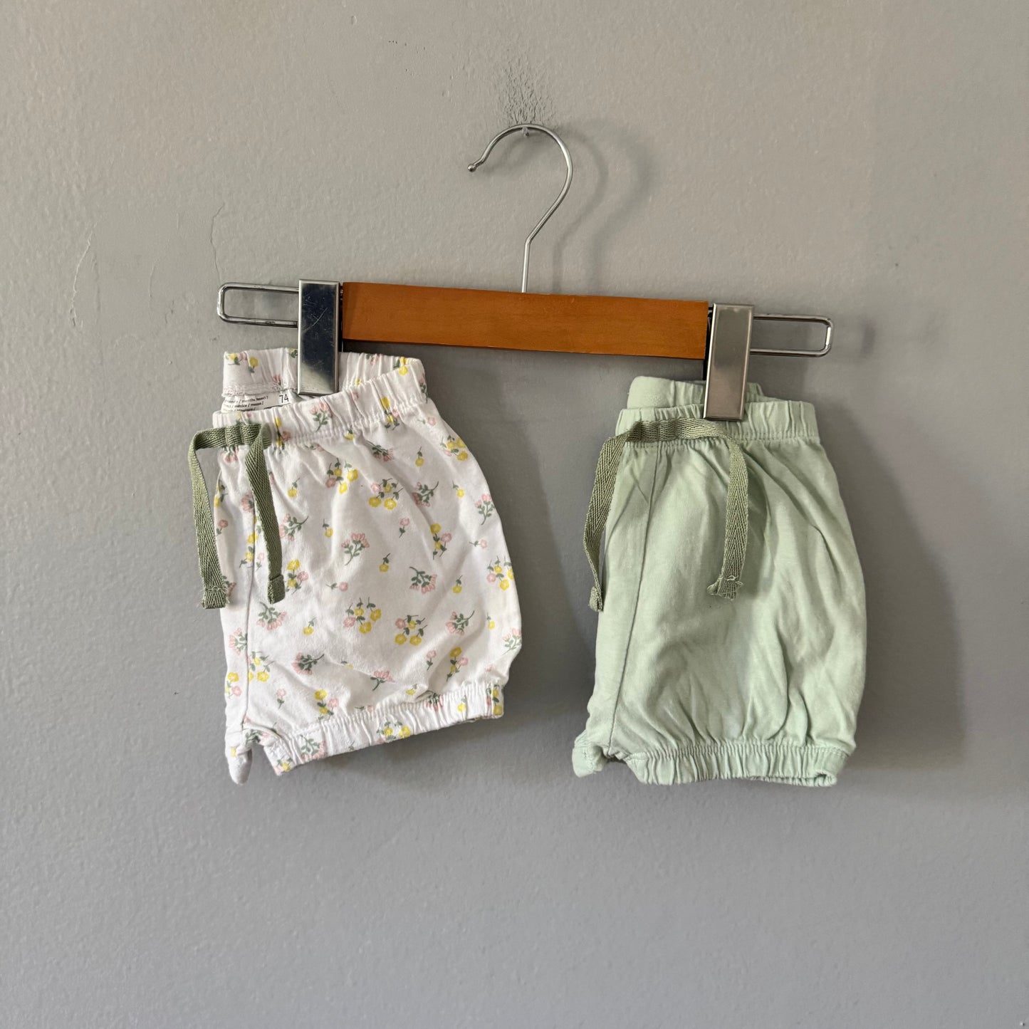 Ergee / Cotton shorts x 2 / 74(3-6M)