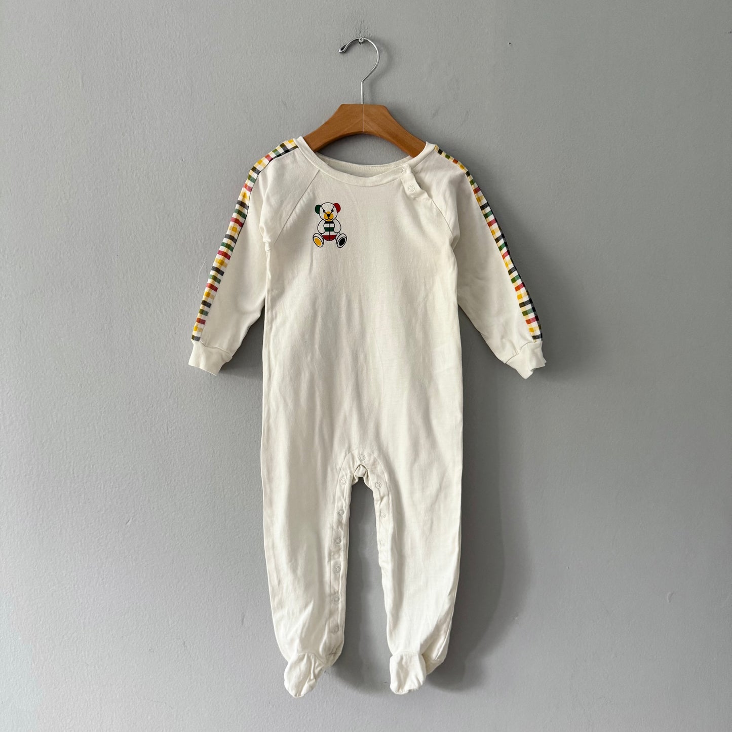 Hudson's bay / White x bear romper / 18-24M