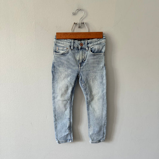 H&M /  Skinny fit stretch denim / 2-3Y