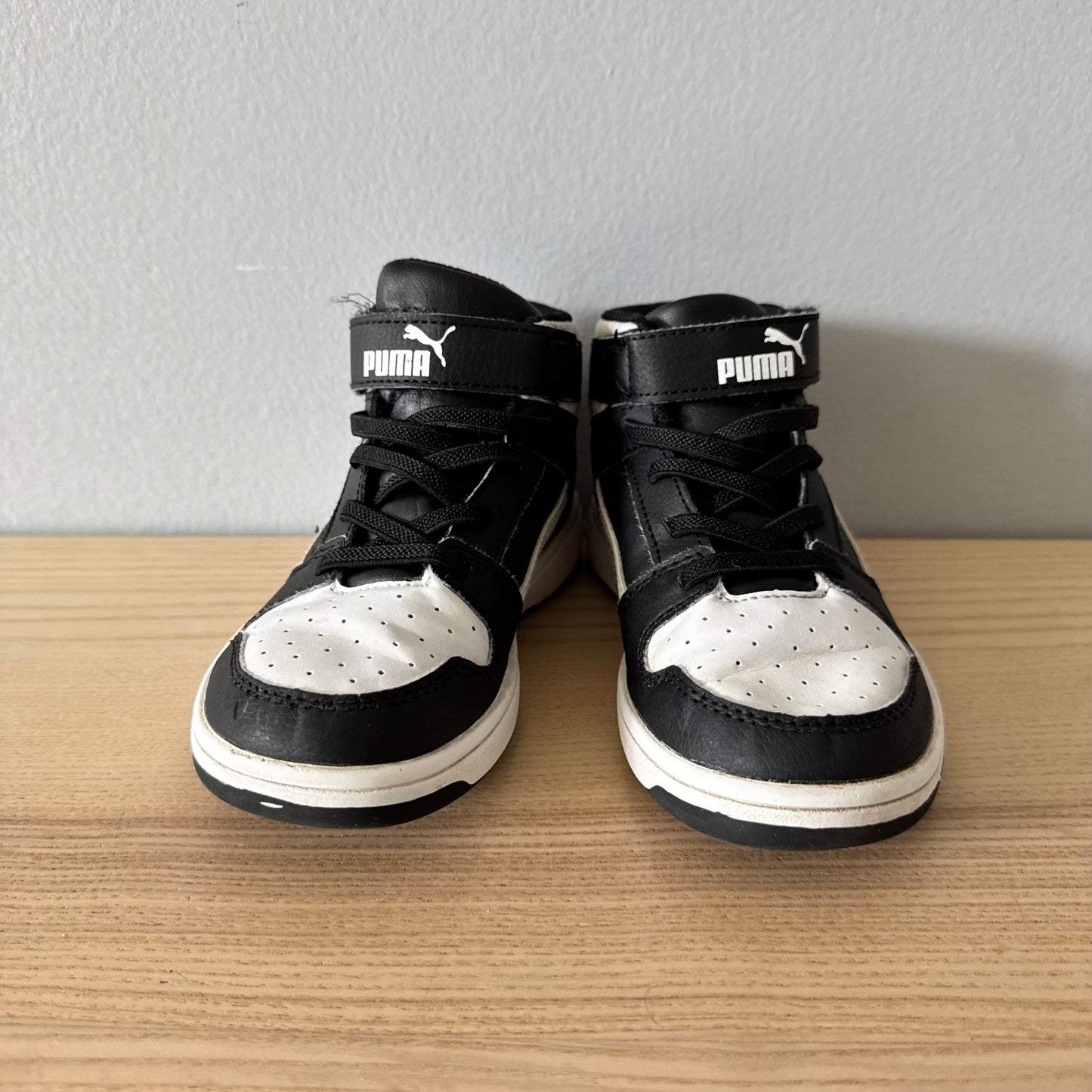 Puma / Black x white high cut sneaker / US11