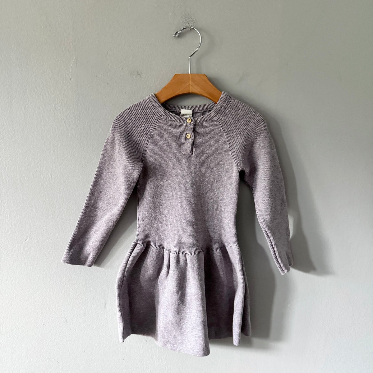 H&M / Purple knit dress / 18-24M