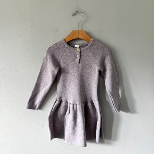 H&M / Purple knit dress / 18-24M