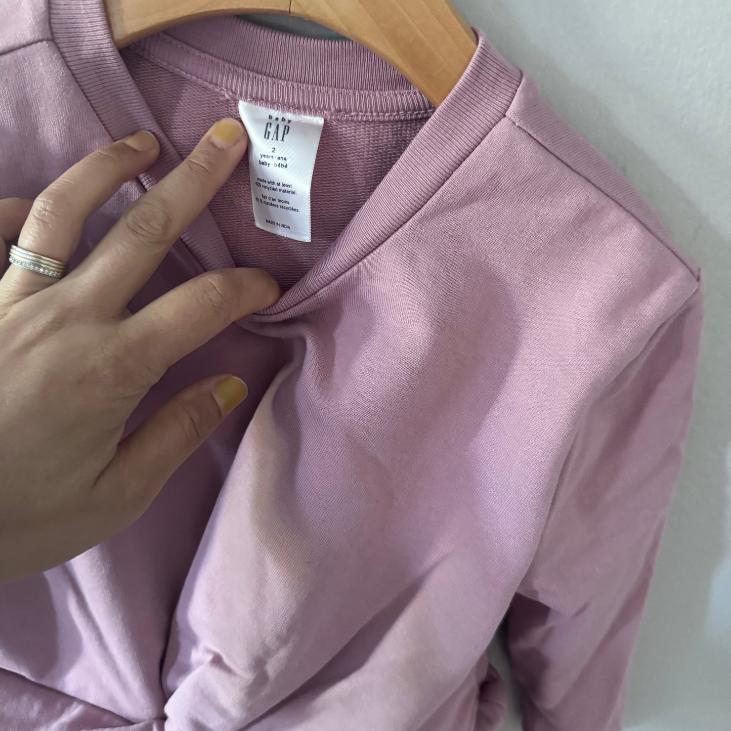 Gap / Smokey pink crew x tutu dress / 2Y