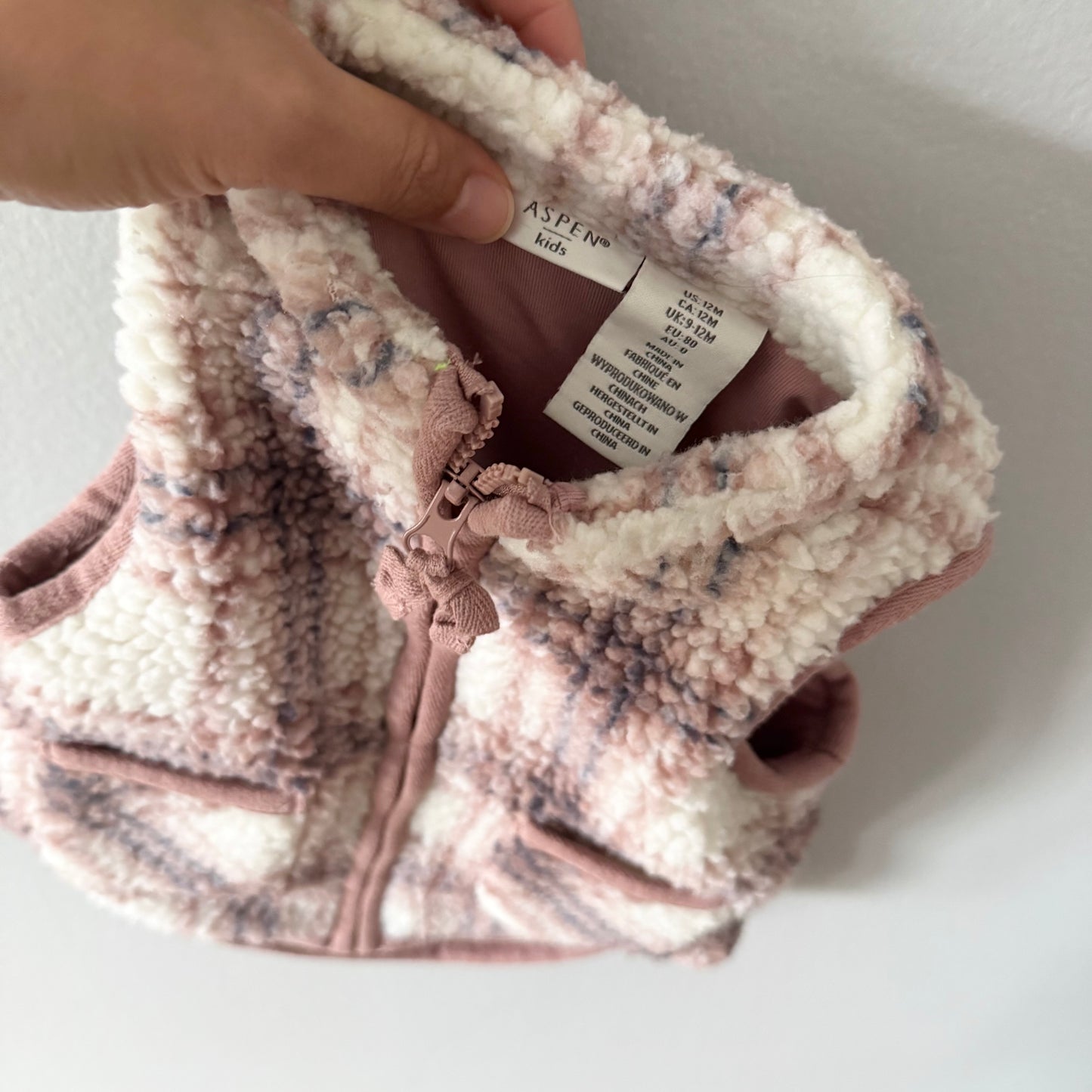 Aspen Kids / Sherpa vest / 9-12M