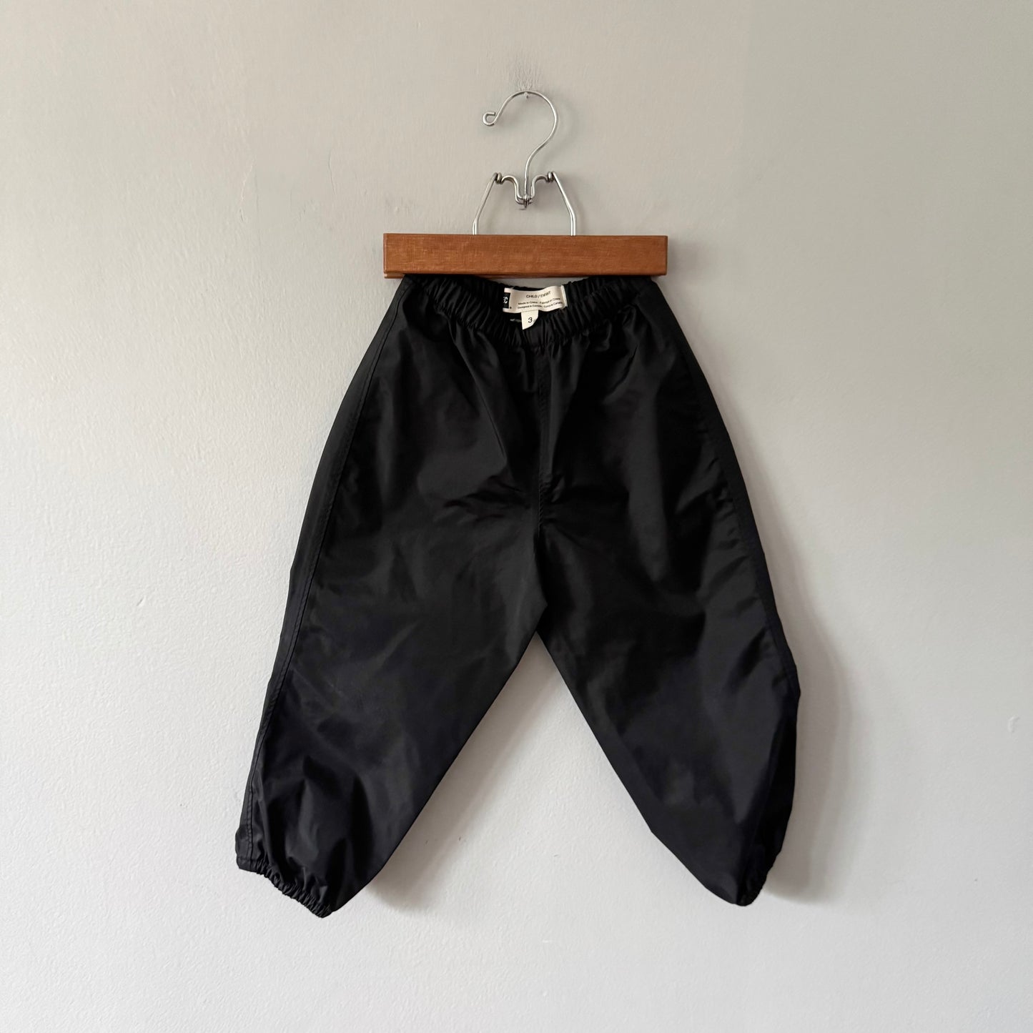 Mec / Black rain pants / 3Y