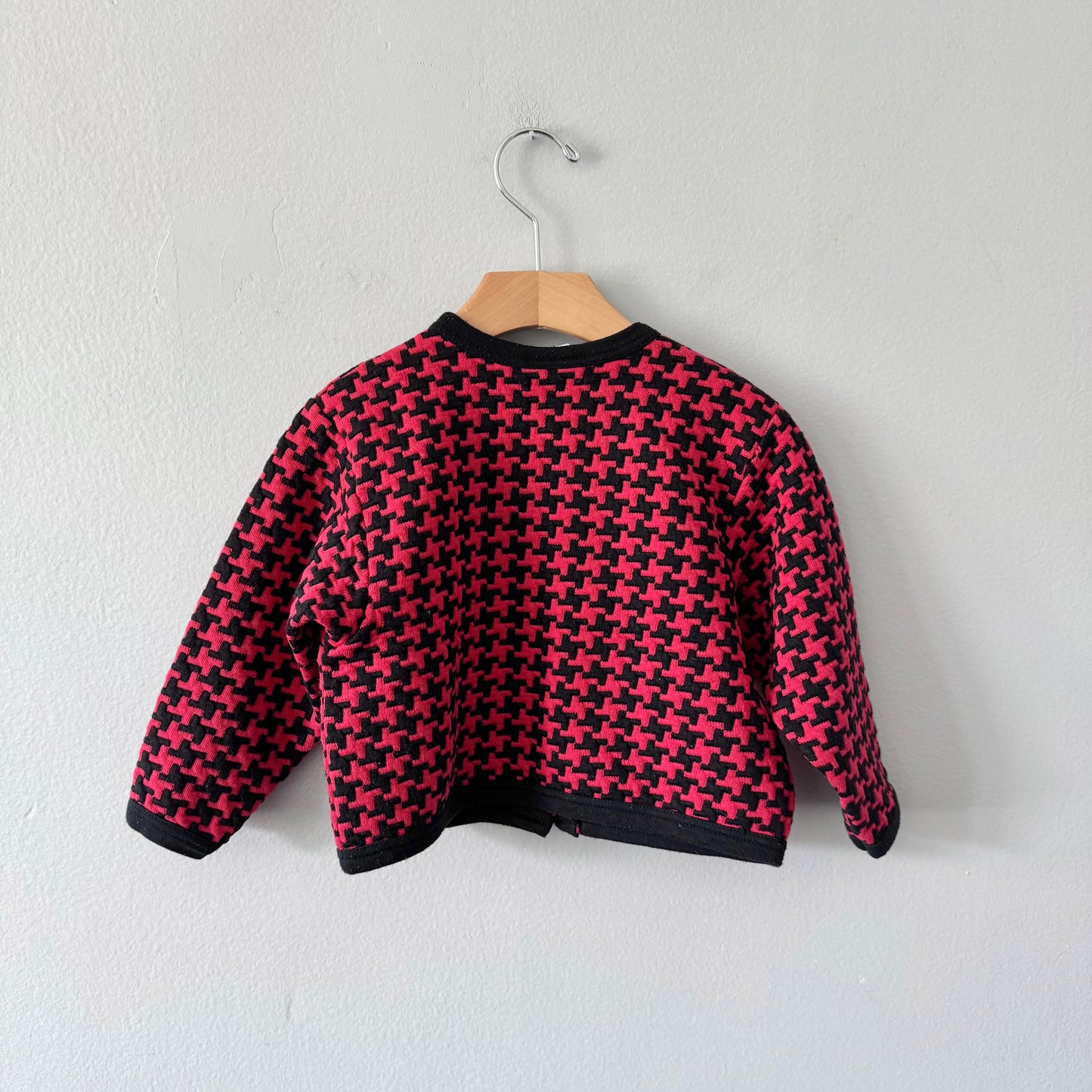Vintage / Papaya Club red black jacket / 12-24M