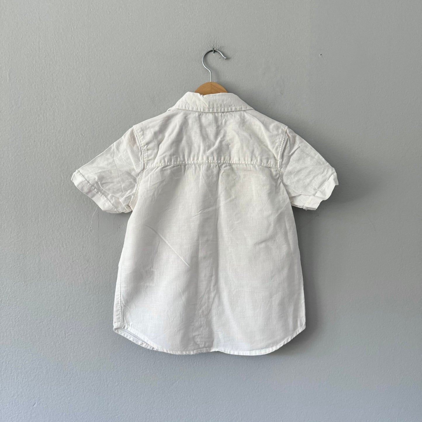 Old Navy / Linen mix short sleeve shirt / 4T