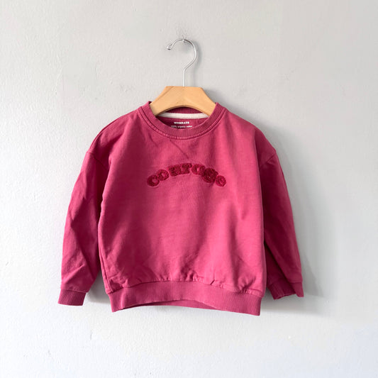 Wombats / Courage red sweatshirt / 4-5Y