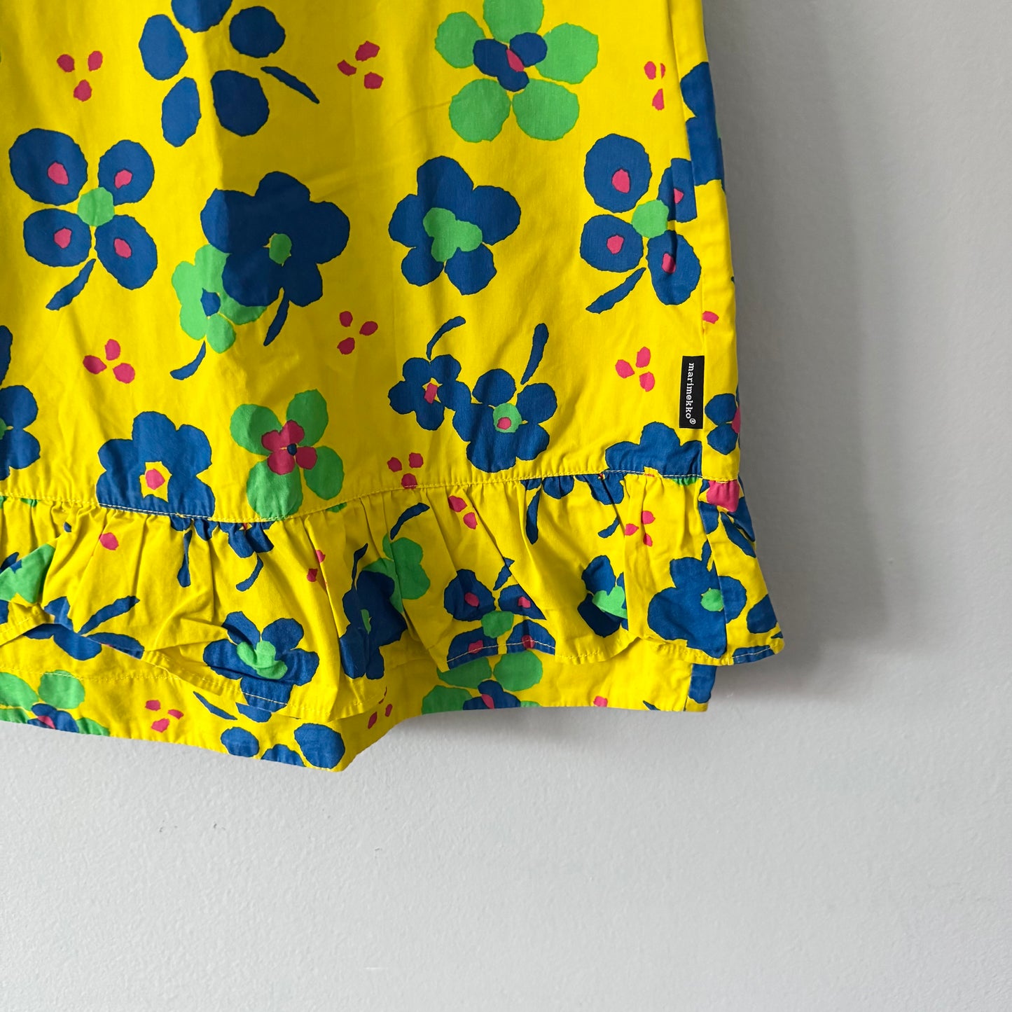 Marimekko / Yellow tank dress / 7Y