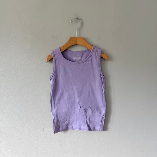 H&M / Purple tank / 4-6Y