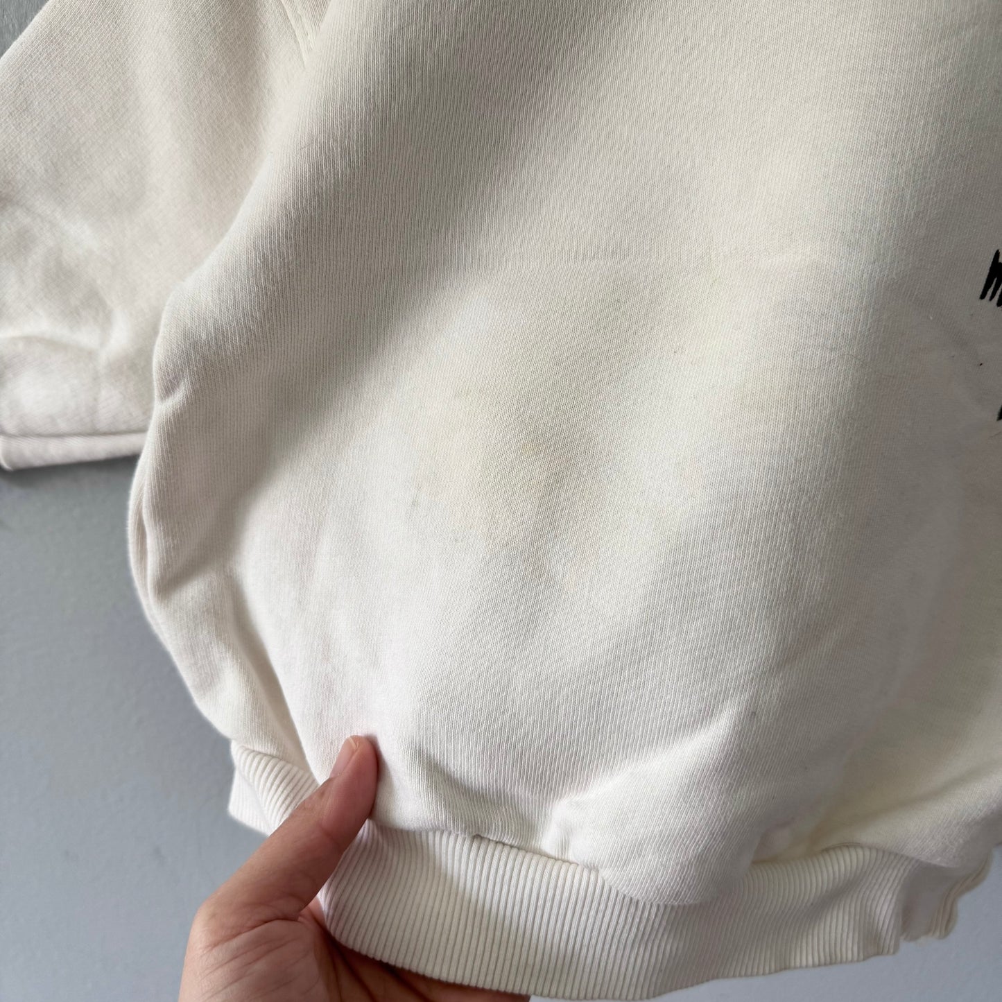 Zara / White x Minnie sweatshirt / 3Y