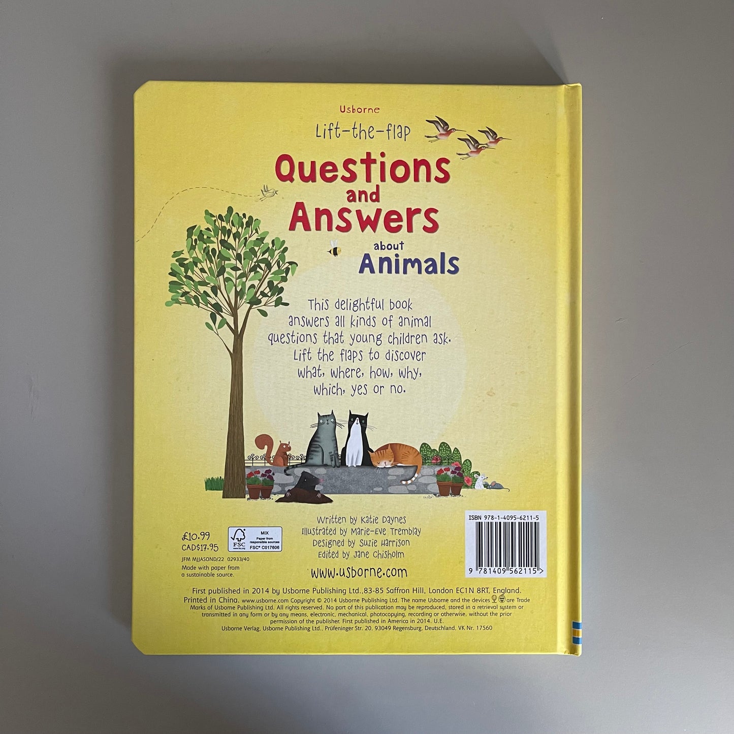 [Brand New] Usborne Lift-the-flap: Questions and Answers - about Animals