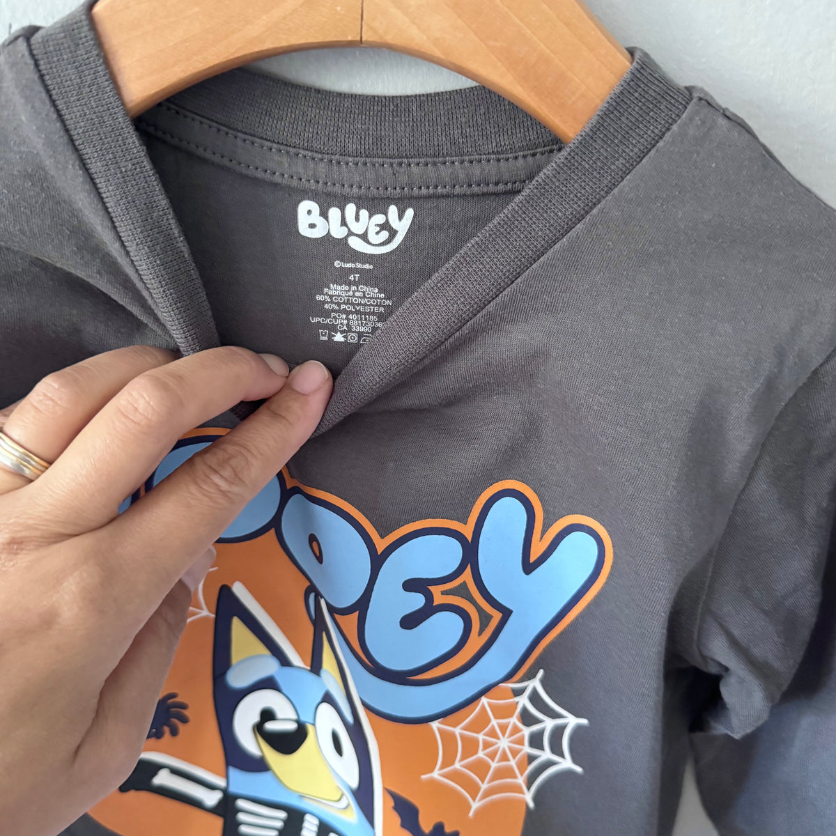 Bluey / Halloween long sleeve / 4T