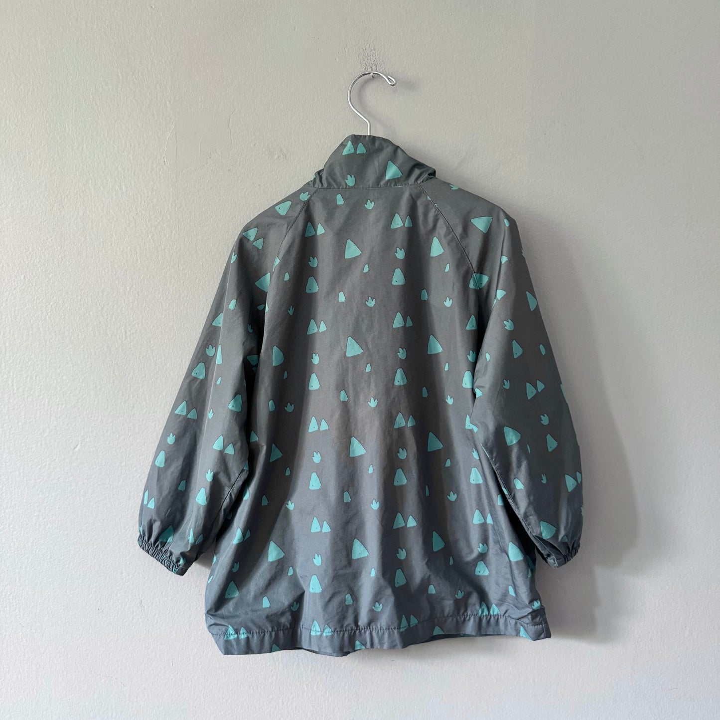 Zara / Grey green nylon jacket / 3-4Y