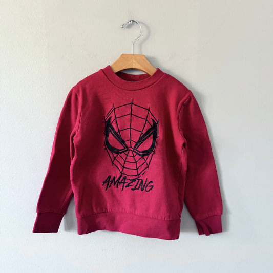Joe Fresh / Spiderman red sweatshirt / 6Y