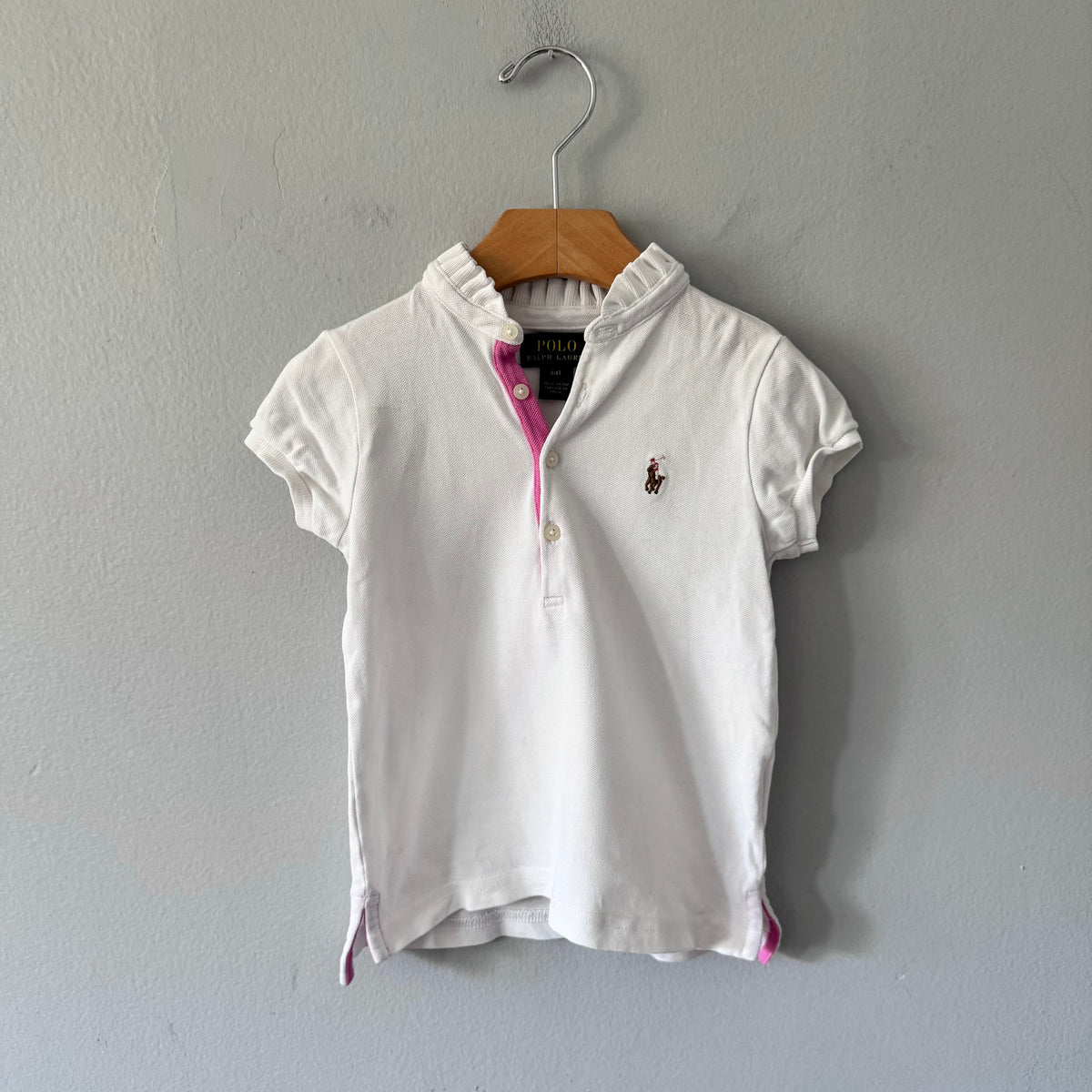 Polo Ralph Lauren / White girls polo shirt / 4T