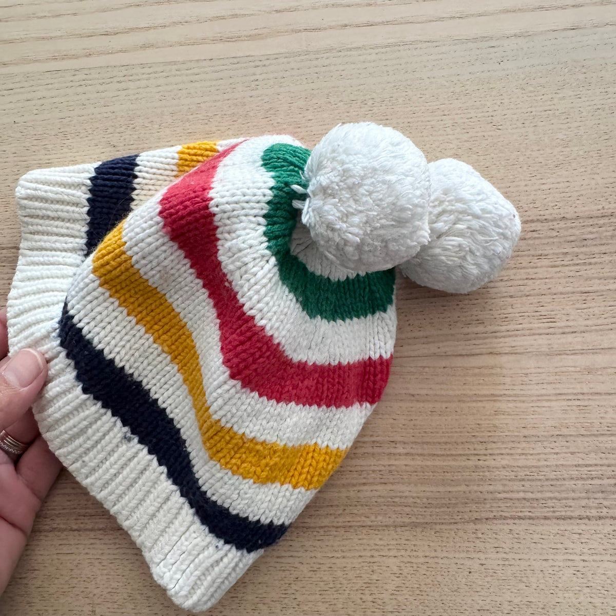 Hudson's bay / Cotton beanie / 12-24M