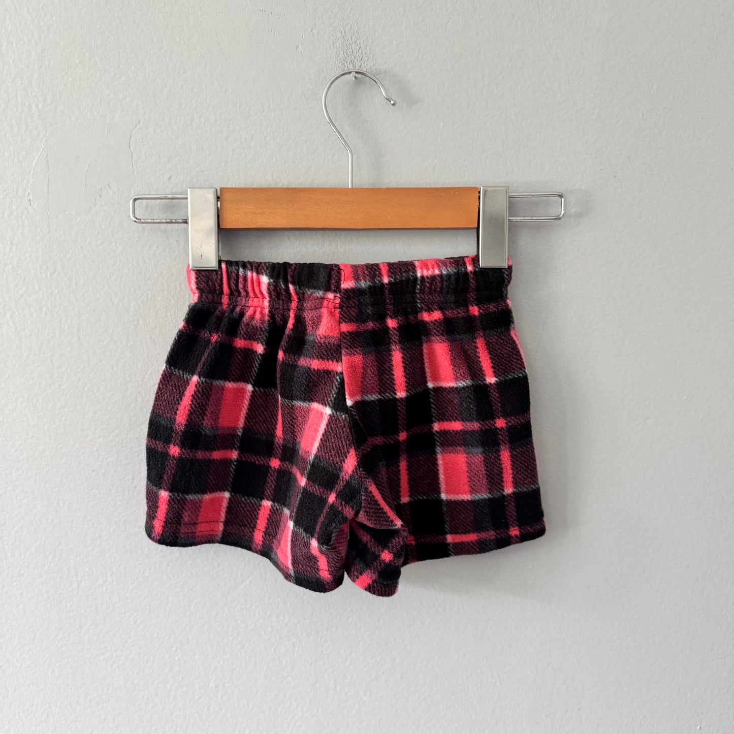 Muskoka Bear / Purple fleece short pants / 4Y