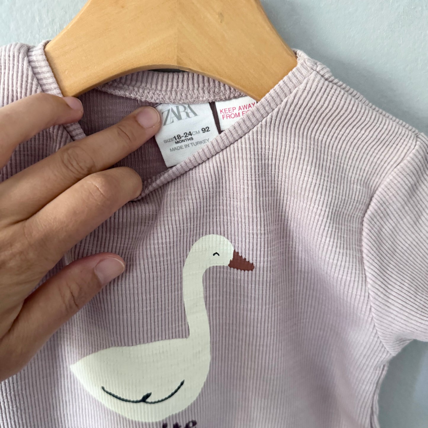 Zara / Swan Petit friend top / 18-24M
