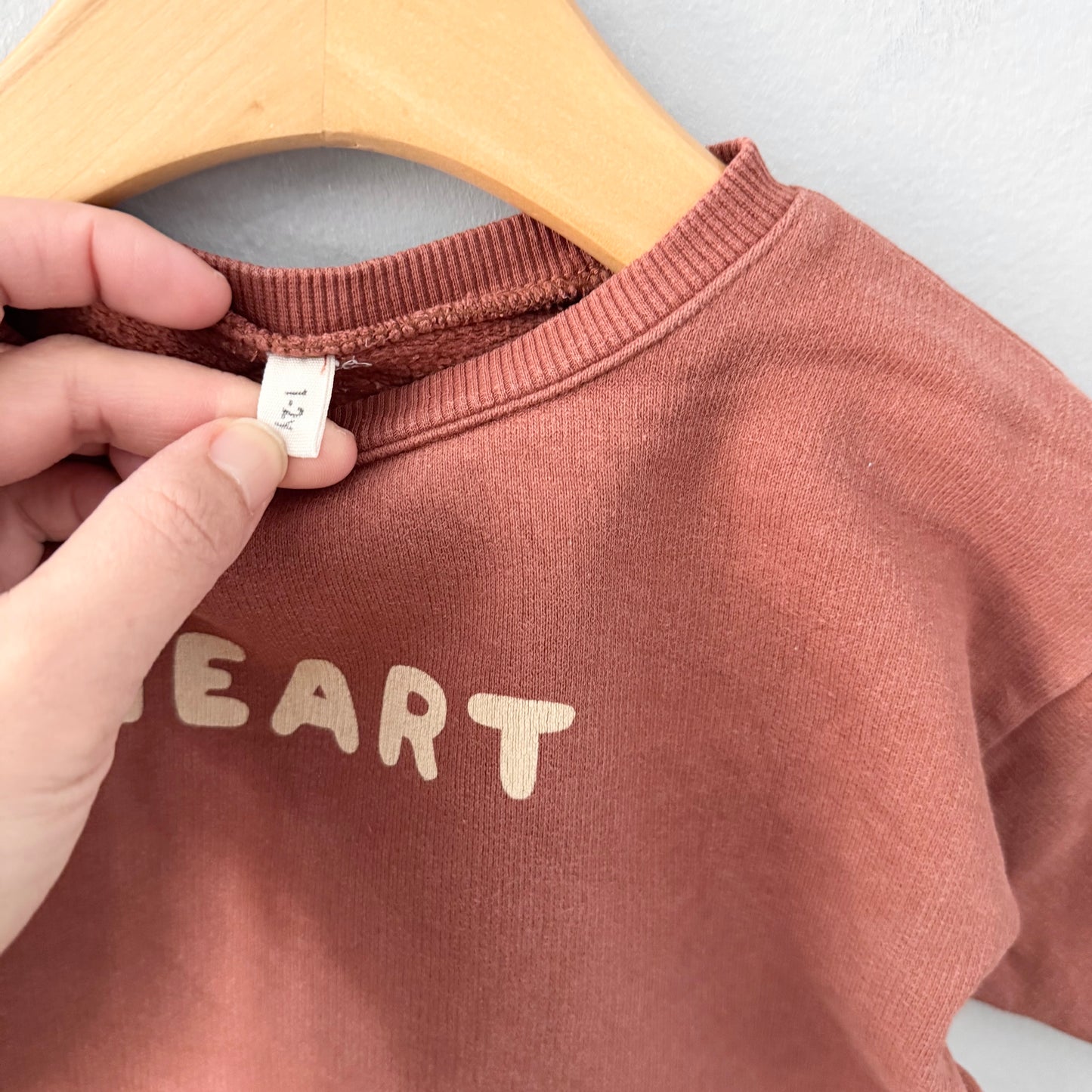 Organic Zoo / Sweatshirt marron / 1-2 ans