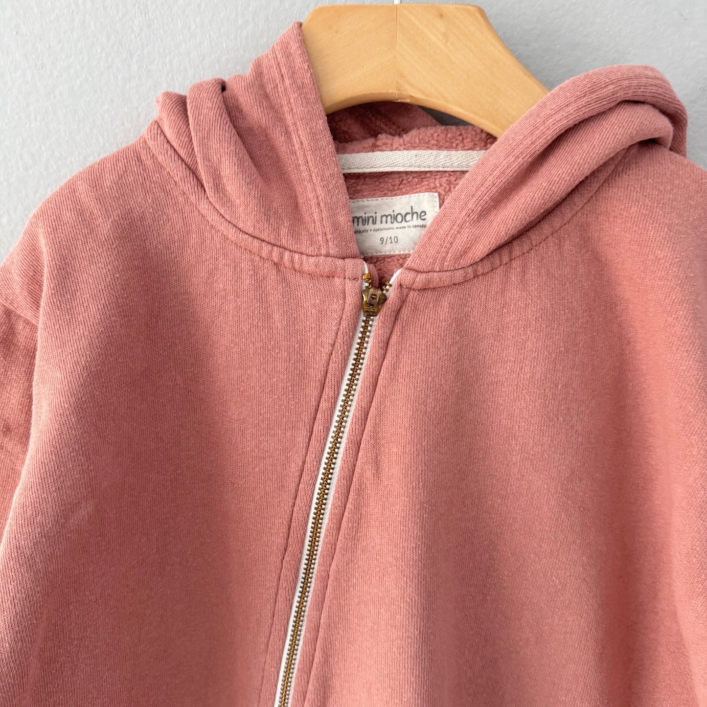 Mini mioche / Orange brown biker romper / 9-10Y - Mended