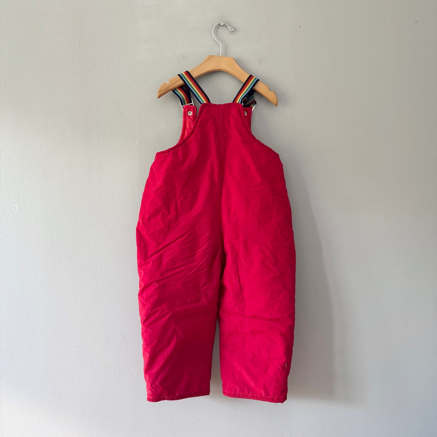 Vintage / Red snow pants / 3Y