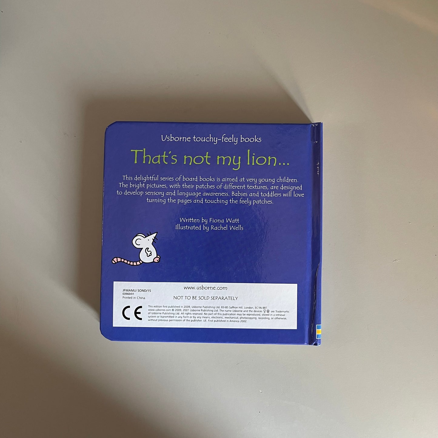 Usborne touchy-feely books - That's not my lion