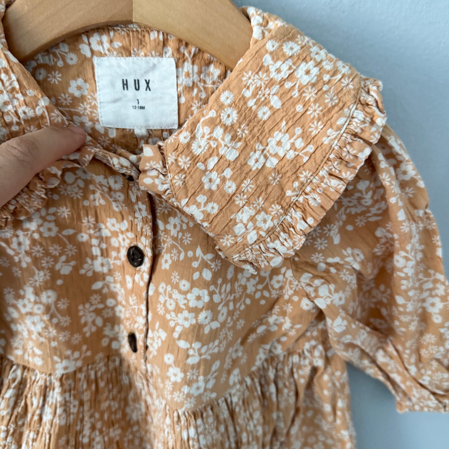 Hux Baby / Floral pattern dress / 12-18M