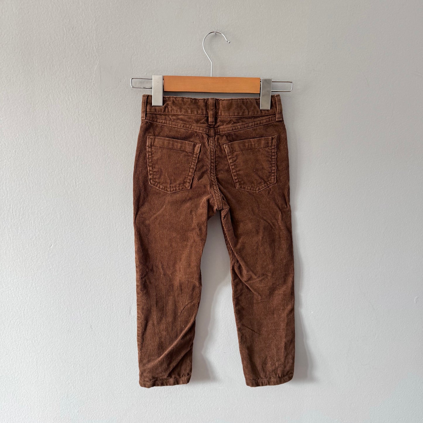 H&M / Brown corduroy pants / 3-4Y