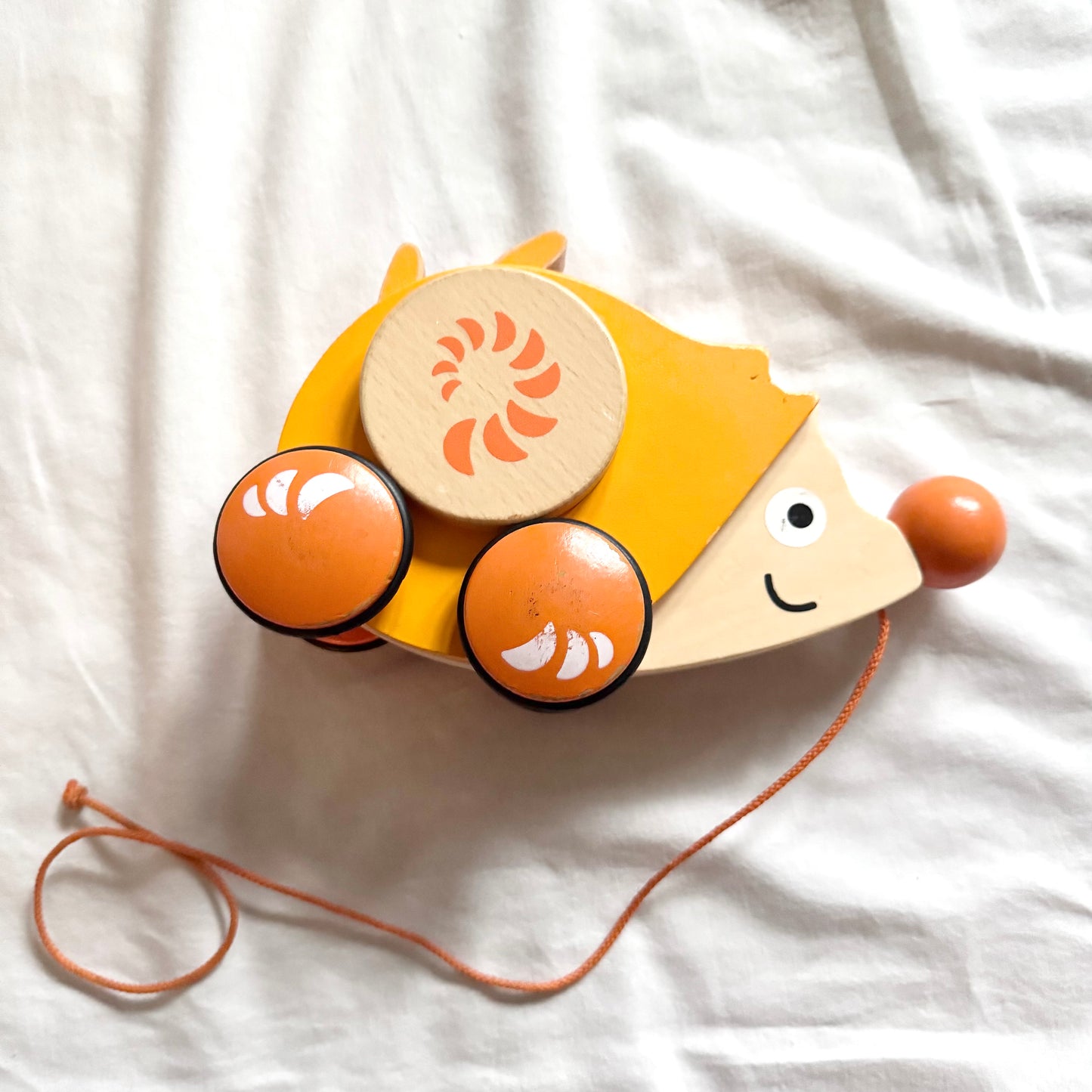 Hape / Pull wooden toy - Hedgehhog
