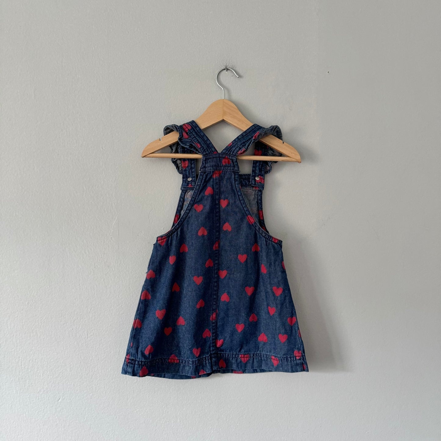 Max Studio / Denim overall skirt / 2T