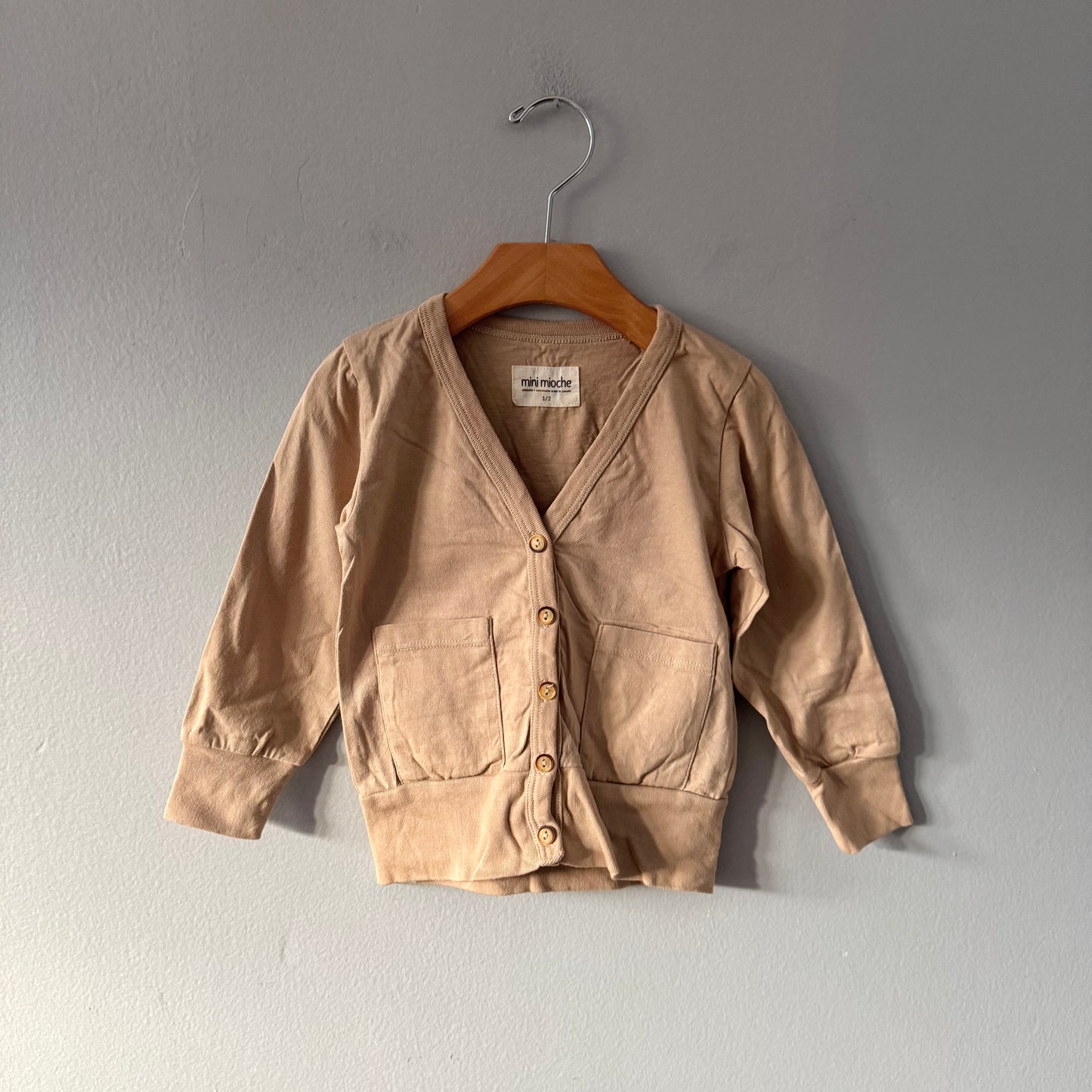 Mini mioche / Beige cardigan / 1-2Y