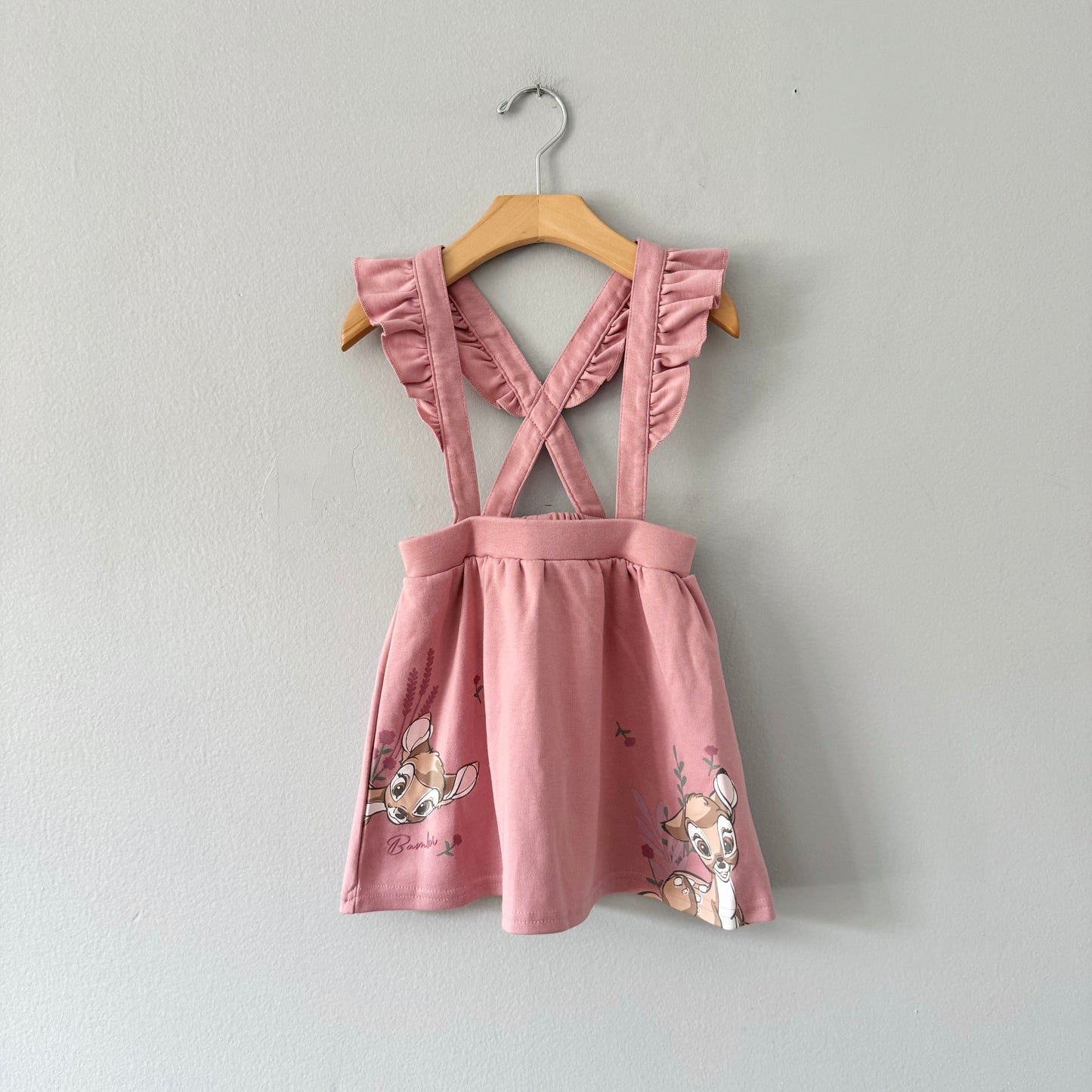 Primark x Disney / Bambi pinafore dress / 18-24M