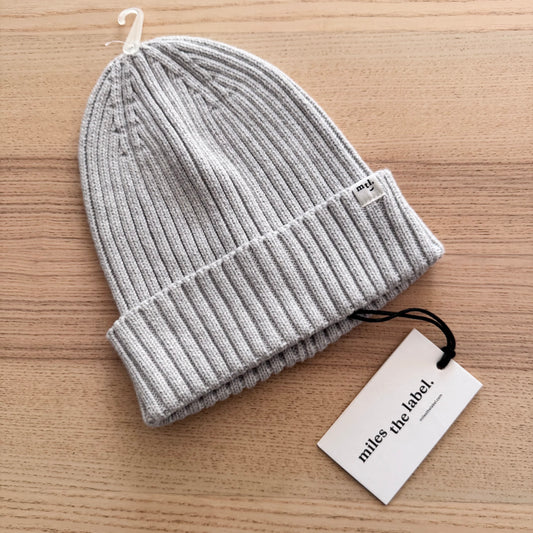 Miles the label / Light grey beanie / 8-10Y - New with tag