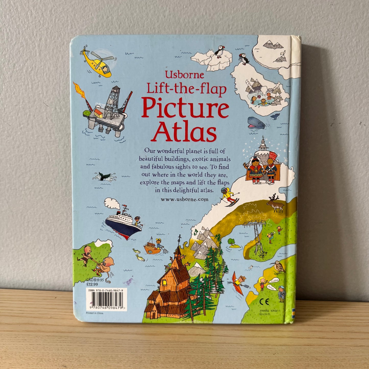 Usborne Lift-the-Flap Book - Pictures Atlas