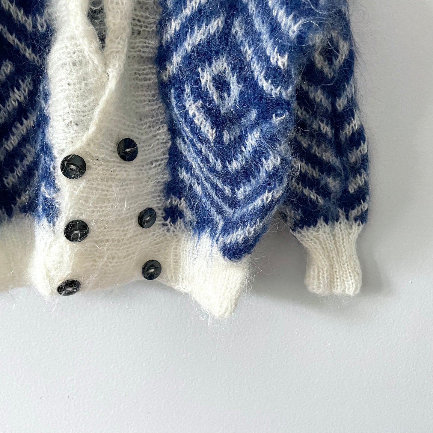 Handmade / Mohair cardigan / 3-4Y